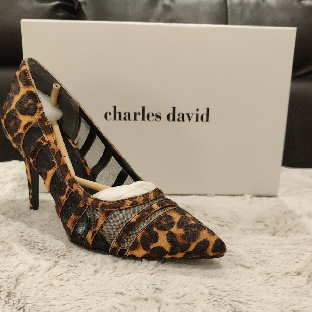 Charles David Animal Print Heels